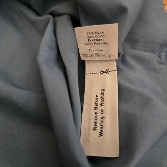 Madewell Dresses Madewell Blue Lace Flutter Sleeve Dress Size 4 Cocktail Wedding - Picture 4 of 5